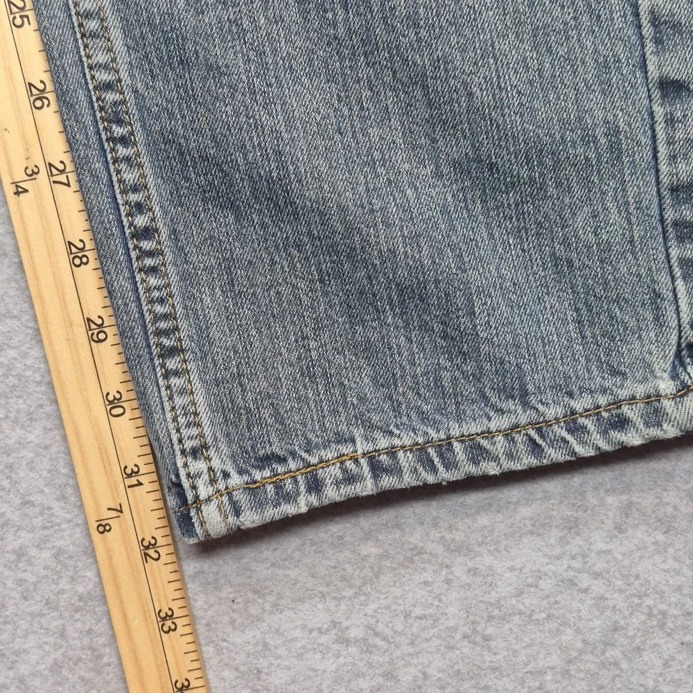 Levi's 505 Jeans Mens 32x34 Medium Wash Blue Denim Regular Fit Straight Leg